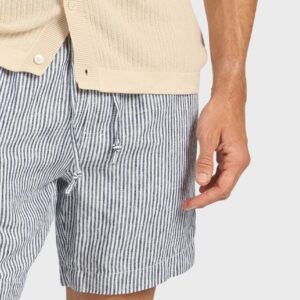 Stripe Riviera Linen Short